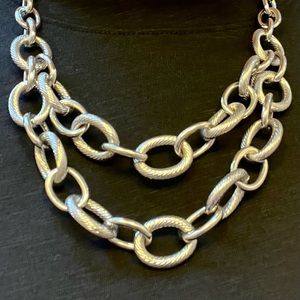 NWT Talbots Silver-tone Chain Link Necklace